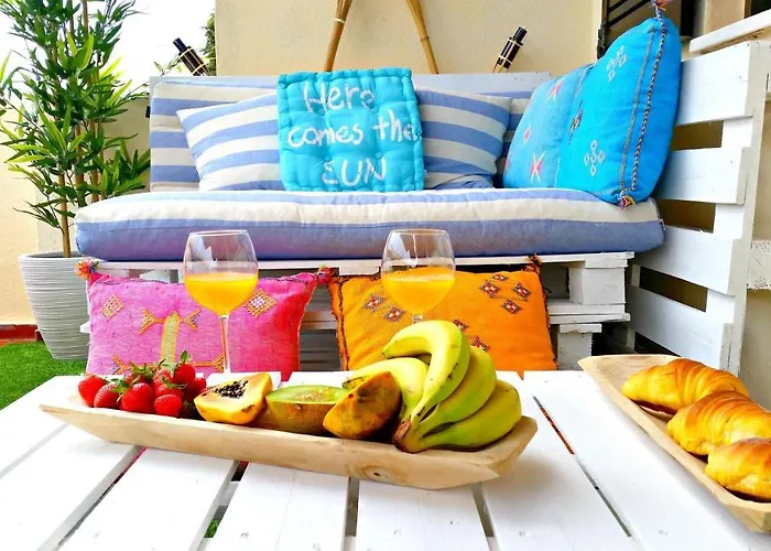 Wow Flat 200m Beach, 10min Downtown, Terrace With Sea View 라고스